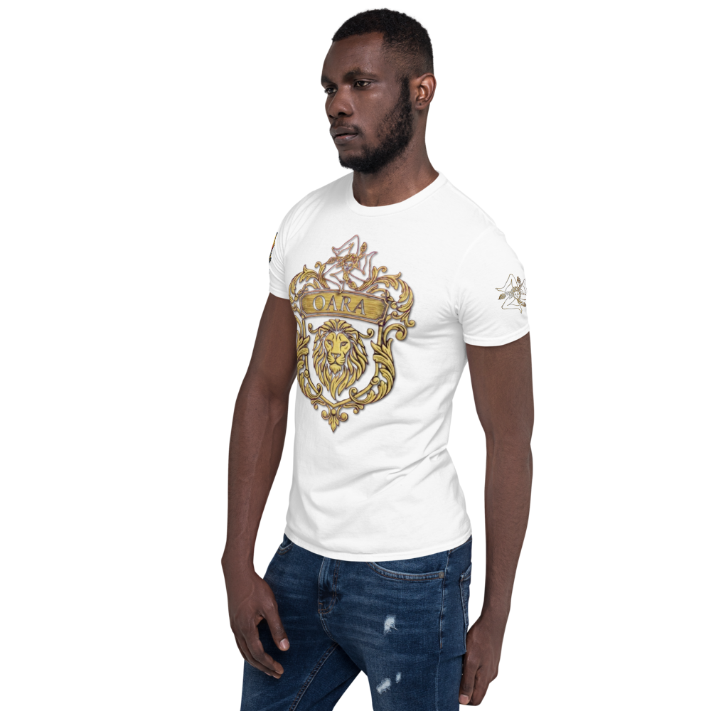 T-shirt "OARA"   Unisex Maniche corte                                  Comode, Pratiche, Eleganti e Sportive.                                      Con simboli d'appartenenza misure dalla XS  alla 3XL
